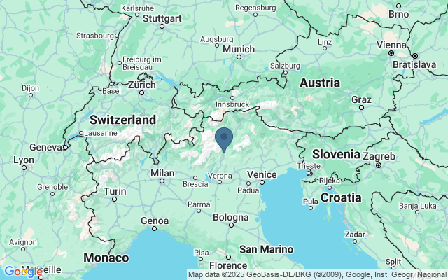 Kaart met locatie Castello Del Buonconsiglio